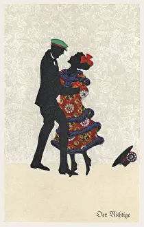 Manni: Silhouette - Postcard Design