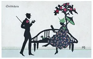 Manni: Silhouette - Postcard Design