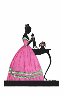 Stroking: Silhouette - Postcard Design