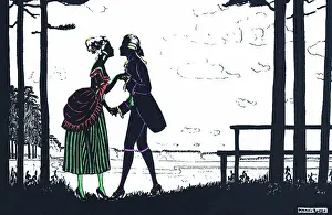 Manni: Silhouette - Postcard Design