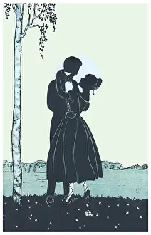 Manni: Silhouette - Postcard Design