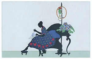 Manni: Silhouette - Postcard Design