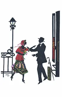 Manni: Silhouette - Postcard Design