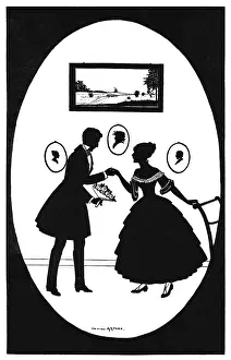 Manni: Silhouette - Postcard Design