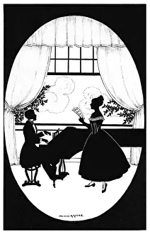 Manni: Silhouette - Postcard Design