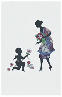 Silken: Silhouette - Postcard Design