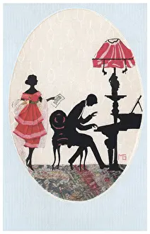 Manni: Silhouette - Postcard Design