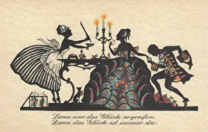 Manni: Silhouette - Postcard Design