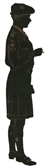 Kilted: Silhouette of a Seaforth Highlander