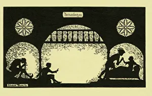 Awakens: Silhouette. The Sleeping beauty