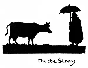 H L Oakley Collection: Silhouette, On the Stray