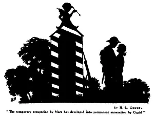 Diversion: Silhouette of a wartime love scene