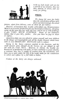 Milkmen: Silhouettes for Bristol Pure Milk Co Ltd