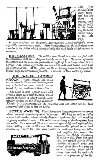 Bottling: Silhouettes for Bristol Pure Milk Co Ltd