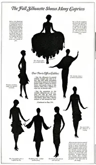 Caprices: Silhouettes of Women - Many Caprices