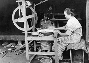 Needlework: Silk production in Japan, 1939