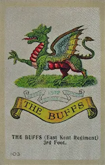 Buffs: Silk Regimental Badges
