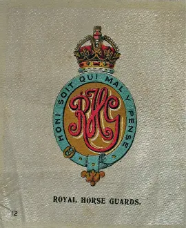 Buffs: Silk Regimental Badges