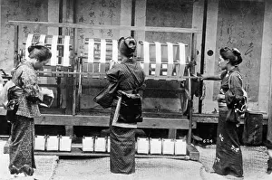 Weavers: Silk spinning mill, 1930