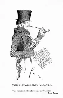 Spitalfields: A silk weaver of Spitalfields, 1840
