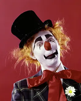 Whiteface: Silly White Face Red Nose Clown