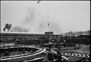 Silos: Silo - construction site - port - harbor - harbour