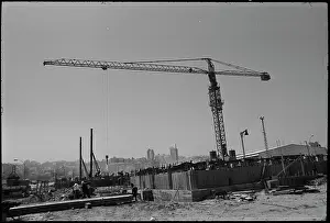 Silos: Silo - construction site - port - harbor - harbour