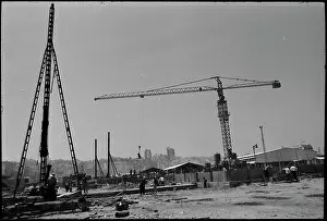 Silos: Silo - construction site - port - harbor - harbour