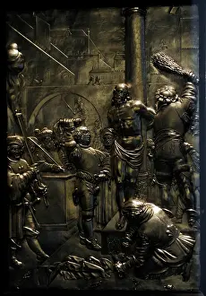 Copenhagen: Silver altar, with a frame of ebony, from the chapel of Husu