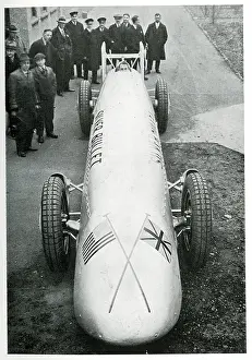 Unsuccessful: Silver Bullet attempting speed record at Daytona, USA