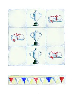 Endersby: Three Silver Cups & three Certificates