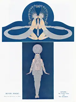 Attendants: Silver magic by Erte