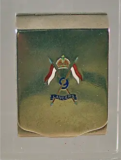 Matchbook: Silver matchbook cover