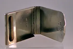 Matchbook: Silver matchbook cover