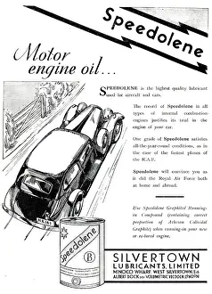 Silvertown: Silvertown Speedolene Aero & Motor Engine Oil