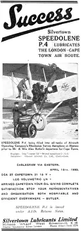 Silvertown: Silvertown Speedolene P4 Aero Engine Oil