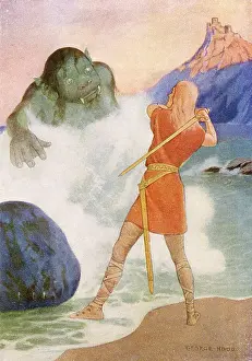 Confront: Silverwhite and a sea troll