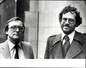 Stormed: Sim Harris and Chris Cramer outside Old Bailey, London