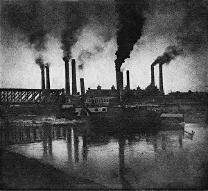 Simmering: Simmeringer Werke. 1908-1910. bromoil print