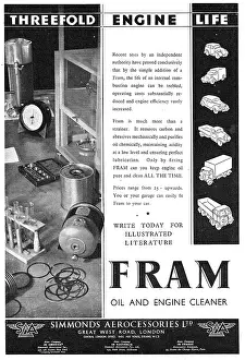Fram: Simmonds Aerocessories : FRAM Filters
