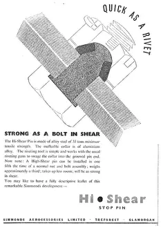Shear: Simmonds Aerocessories Hi Shear Stop Pin