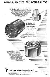 Fasteners: Simmonds Aerocessories. Nyloc Cap Nut