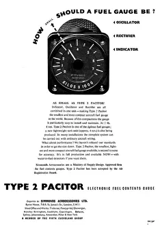 Pacitor: Simmonds Aerocessories Pacitor Fuel Gauges