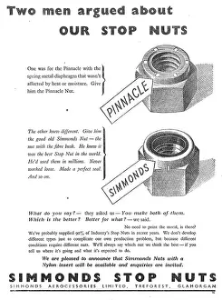 Aerocessories: Simmonds Aerocessories Pinnacle Lock Nuts Simmonds Stop Nuts