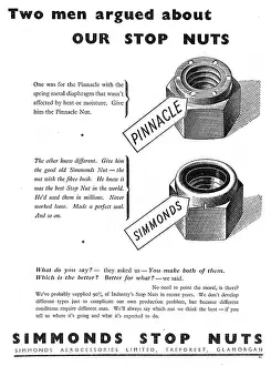 Fasteners: Simmonds Aerocessories Pinnacle Stop Nuts