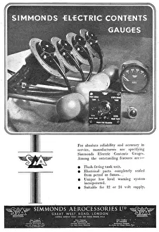 Gauges: Simmonds Aerocessories Simmonds Contents Gauges