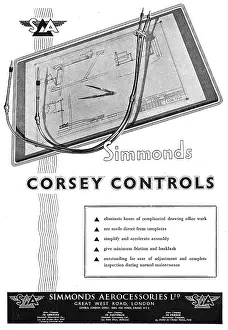 Corsey: Simmonds Aerocessories Simmonds Corsey Controls 1939