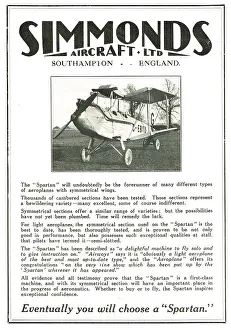 Simmond: Simmonds Aircraft Ltd: Southampton England G-EBYU