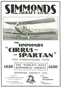 Interchangeable: The Simmonds Cirrus Spartan With Interchangeable Wings