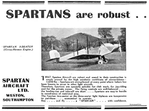 Simmond: Simmonds Spartan Aircraft Are Robust